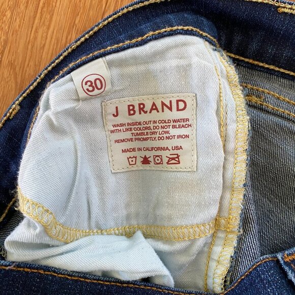 J Brand Bootcut Jeans Ink Dark Wash Mid Rise Stretch 30 Style 3818C012 - Picture 9 of 15